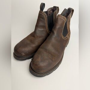 Mens ARIAT Groundbreaker Chelsea Waterproof Steel Toe Work Boot 11.5 D